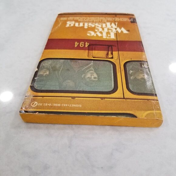 Five were missing (Formerly Ransom) paperback book by Lois Duncan first printing - Picture 5 of 8